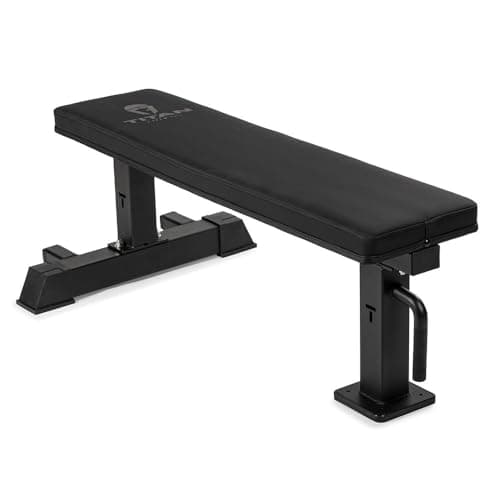 Titan Fitness Elite Series Single Post Flat Bench