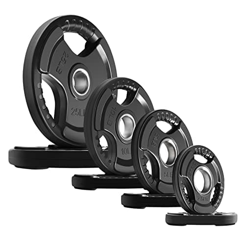RitFit Olympic Rubber Grip Weight Plates