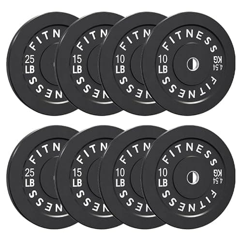 HULKFIT 120 lb Olympic Bumper Set
